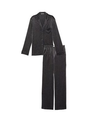 Victoria's Secret Black Shimmer Pajama Set